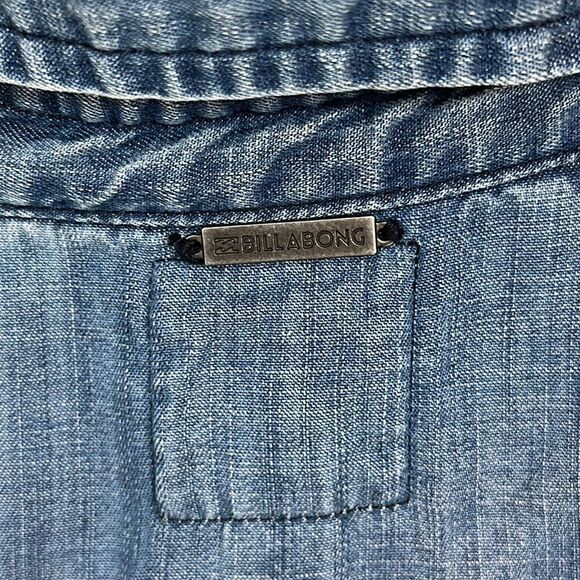 Billabong Jean Dress ~raw hem - Picture 5 of 6